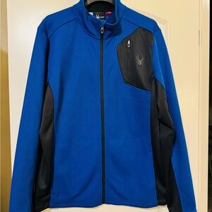 NWOT Men’s Size XL Spyder Zip up Jacket in Blue